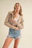 Deva Cropped Hooded