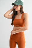 Venice Cloud Light Square Neck Sports Bra