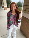 The Lynne Multi Color Leopard Top