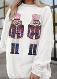 Corded Sequin Nutcracker Sweatshirt