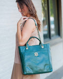 Kinzley Tote Hunter Green EC