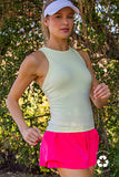 BUTTER SLEEVELESS RACER BACK TANK TOP