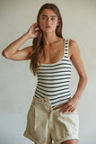 S1243N | Knit Nylon Spandex Seamless Ribbed Bodysuit