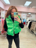 Green Puffer Vest