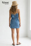 Tencel™ Ruffle Dress With Side Slits