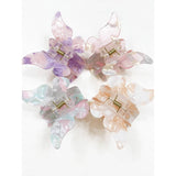 Marble Tortoise Acrylic Butterfly Hair Claw Clip