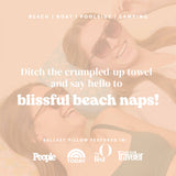 Ballast Beach Pillow–Daisy Craze Peach