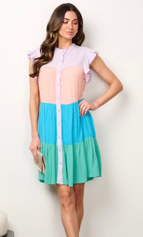 Camille Colorblock Dress