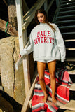 FAVORITE Reversible Mock-Neck Sweatshirt