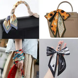 RETRO LONG TIE BAG HANDLE RIBBON SCARF_CWASC0722