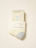 Ribbon Duo Petal Grip Sock, Pilates Socks