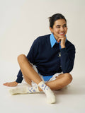Vintage Summer Grip Sock, Pilates Socks