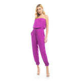 Strapless Elastic Banded Jumpsuit