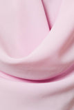 COWL NECK TOP WITH ATTACHED SCARF