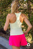 BUTTER SLEEVELESS RACER BACK TANK TOP