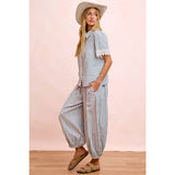 STRIPES BALLOON PANTS