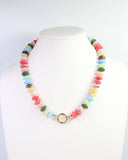 Fort Kent Stone Beaded Toggle Necklace Multi