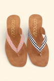 SIA MINIMAL STRAP DESIGN FLIP FLOP THONG SANDALS-A