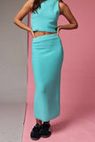 PX17294 Lara Ribbed Knit Two Piece Set