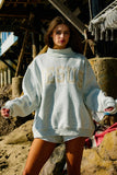IT2594E-JESUSCAMO Embroidered Camouflage Mockneck Sweatshirt