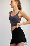 V NECK YOGA TOP