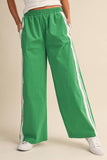 IP1467 SIDE LACE CONTRAST TRACK PANTS