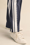 IP1467 SIDE LACE CONTRAST TRACK PANTS