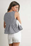 Sky Meadow Peplum Top - BMT7750