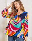 Anna Colorful Blouse
