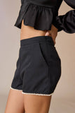 PP50073 - Scarlett Pearl Trimmed Shorts