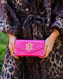 Carlington Clutch/Crossbody Hot PInk EC