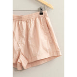 Mid Waist Nylon Shorts