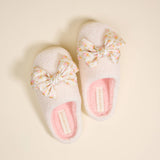 Fuzzy Slippers–Betty Bow Endless Daydream Cream