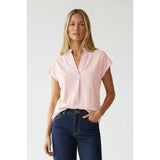 Soft Matte Drop Shoulder Blouse