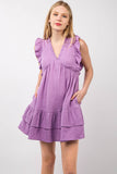 Lavender Gauze Dress