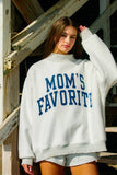FAVORITE Reversible Mock-Neck Sweatshirt