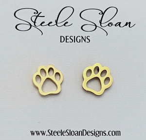 Paw Print Earrings