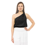 One Shoulder Knot Detail Top