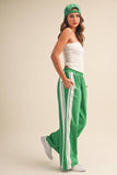 IP1467 SIDE LACE CONTRAST TRACK PANTS
