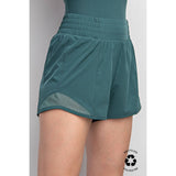 RECYCLED ACTIVE SHORT WITH MESH