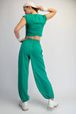 COTTON LYCRA CROSSOVER SET