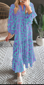 Margaret Turquoise Maxi