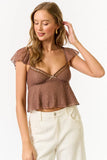 Lace Babydoll Cami Top