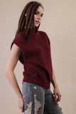 12W3391N-Soft Knit Sweater Vest Top