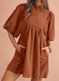 Cinnamon Corduroy Dress