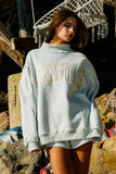 IT2594E-JESUSCAMO Embroidered Camouflage Mockneck Sweatshirt