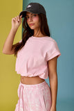 PT17889 Emma Loose Fit Bubble Hem Top