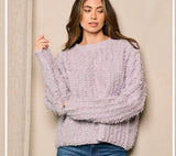Lavender Threaded Sweater