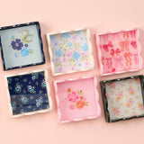 Scallop Trinket Tray-Secret Garden Blue