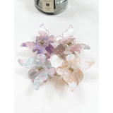 Marble Tortoise Acrylic Butterfly Hair Claw Clip